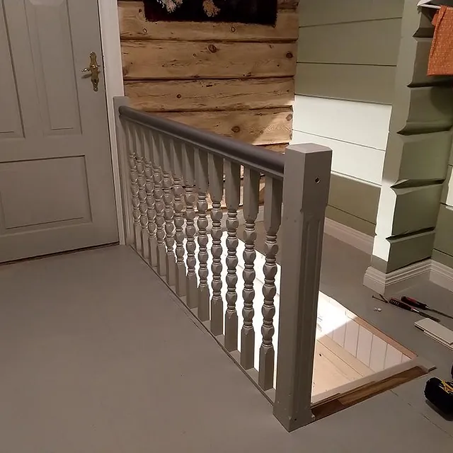 Trapp og div fritidshus